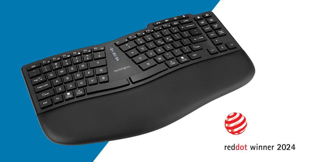 人体工学布局，肯辛通推出 Pro Fit Ergo KB675 EQ TKL 无线键盘
